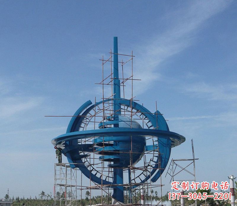 安阳大型不锈钢地球雕塑