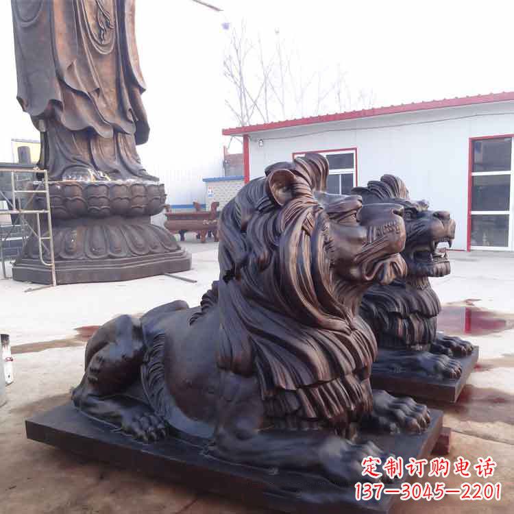安阳大型纯铜汇丰狮子