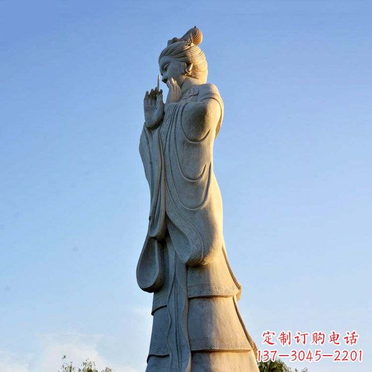 安阳大型貂蝉雕塑-景区景点古代美女著名历史人物雕像