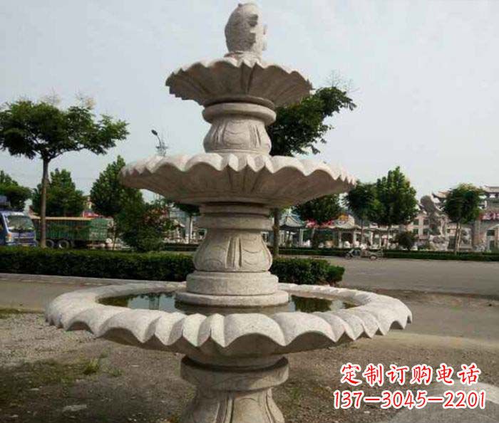 安阳大型多层喷泉石雕