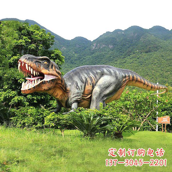 安阳大型仿真恐龙公园雕塑