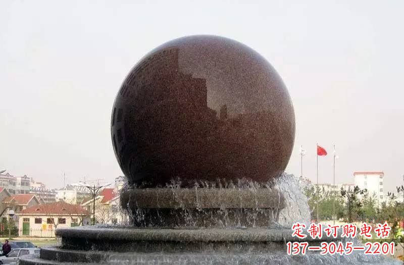 安阳大型风水球喷泉石雕