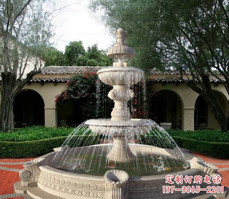 安阳大型景观喷泉石雕 (2)