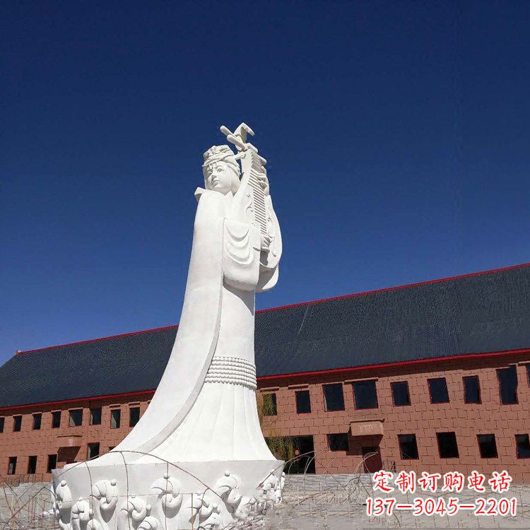 安阳大型中国古代四大美女之王昭君出塞石雕塑