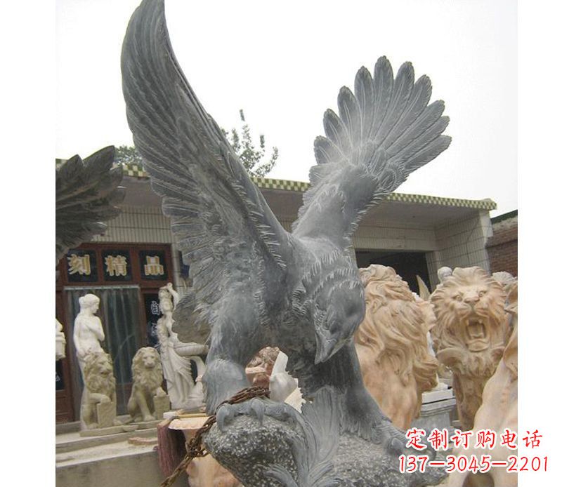 安阳大展宏图老鹰石雕
