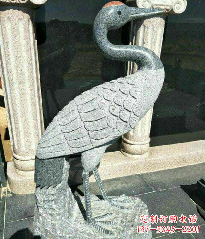 安阳丹顶鹤公园动物石雕