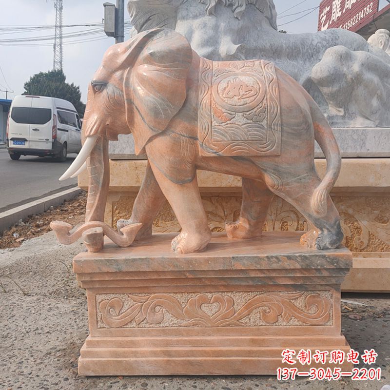 安阳得体的石雕大象雕像