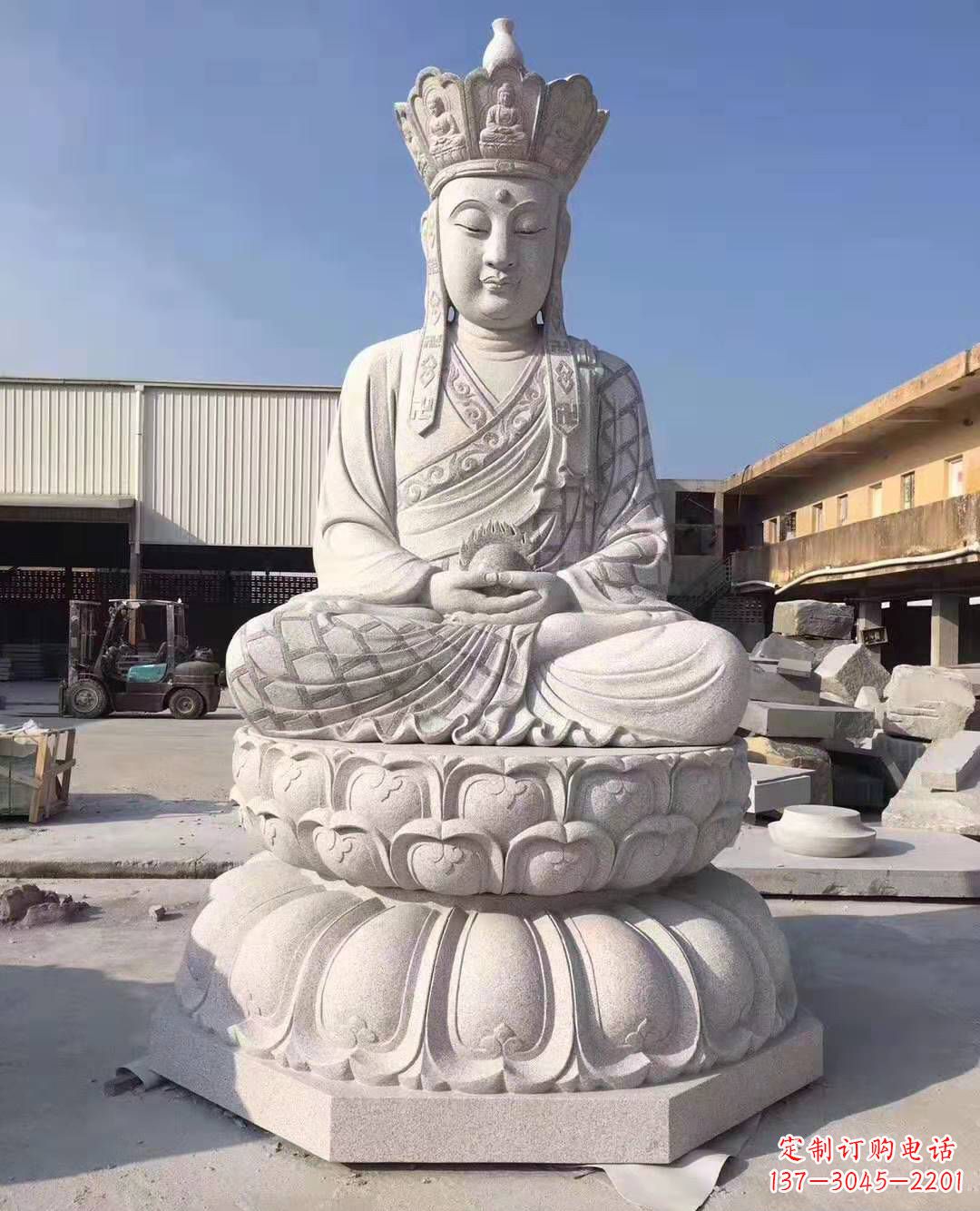 安阳地藏王石雕佛像摆件寺庙景观雕塑