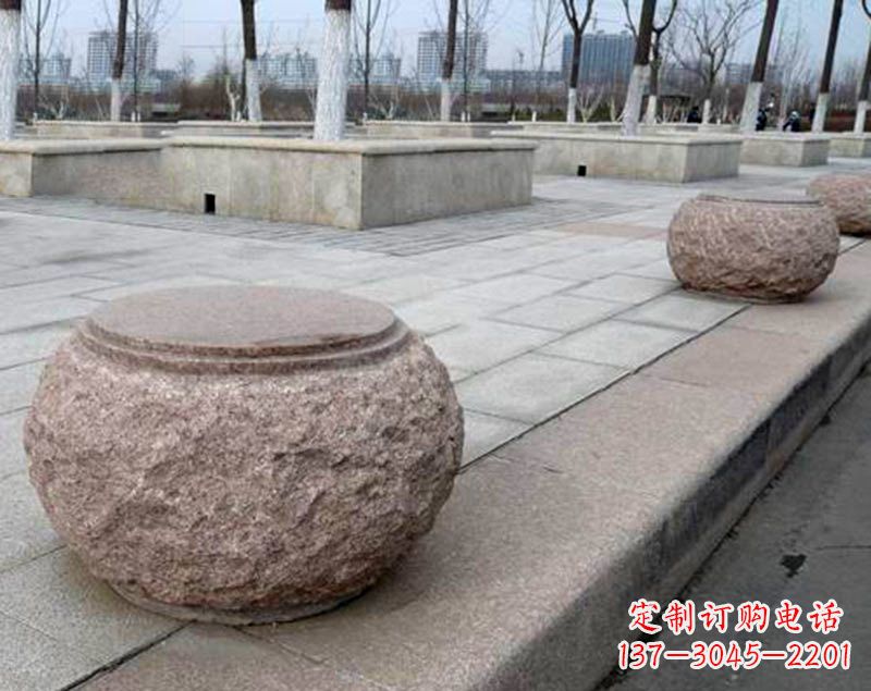 安阳灯笼型公园广场装饰石球