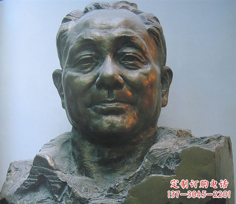 安阳邓小平铜伟人校园名人铜雕