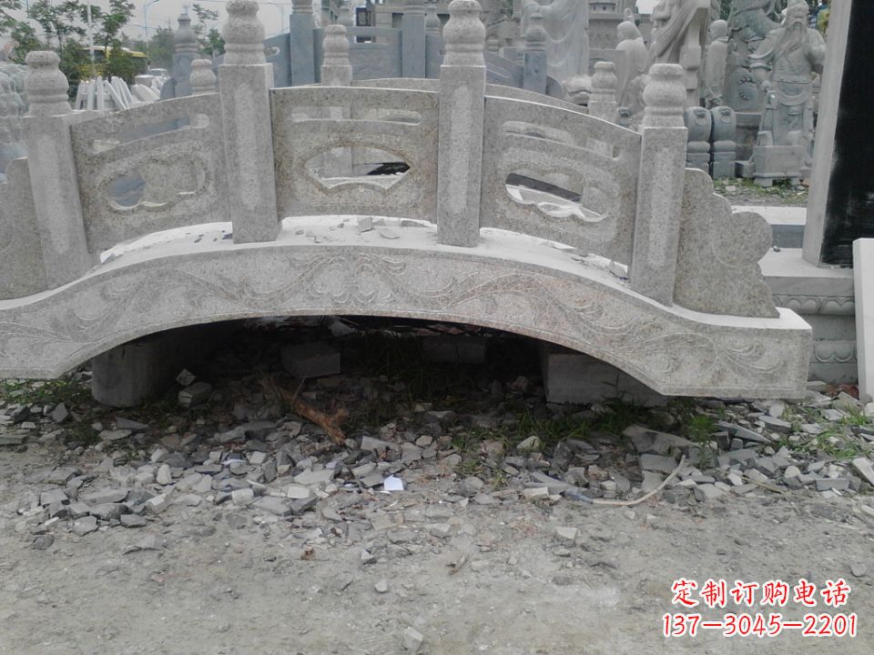 安阳雕刻小型石桥 拱形石雕桥园林 庭院专用_198