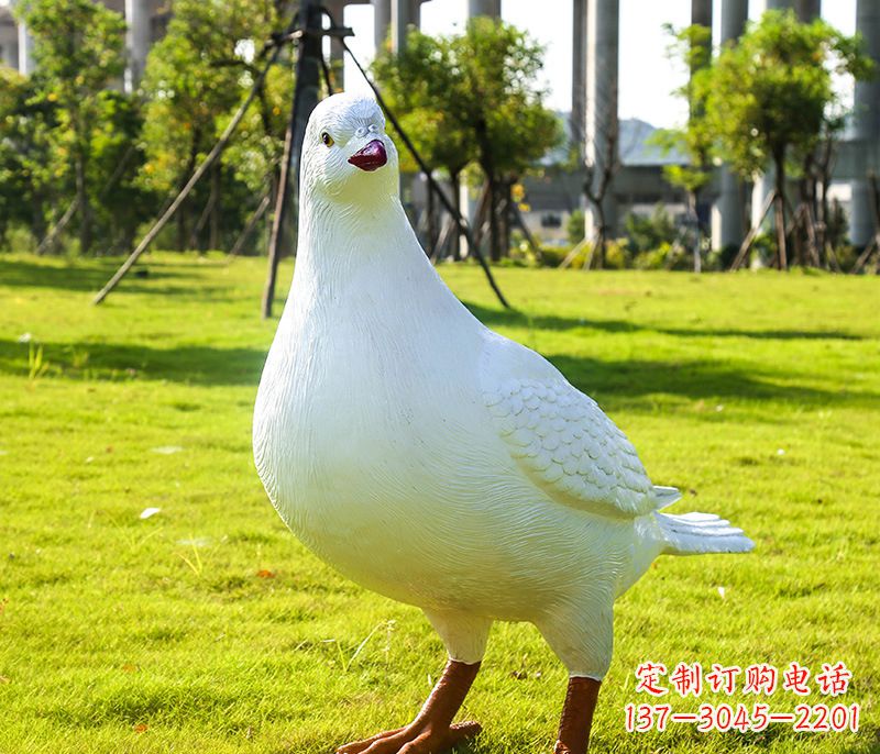安阳雕塑和平鸽