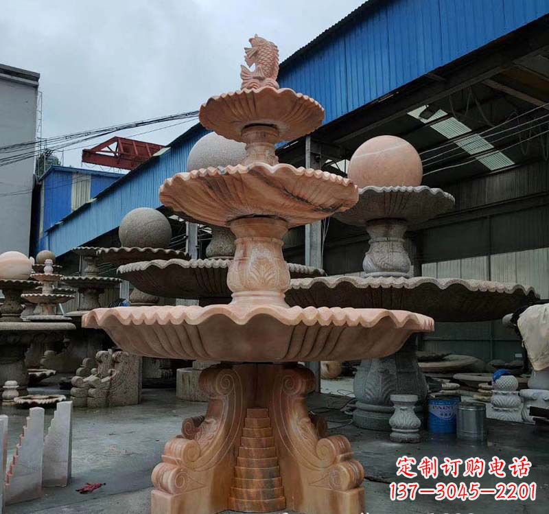 安阳跌水钵石雕喷泉