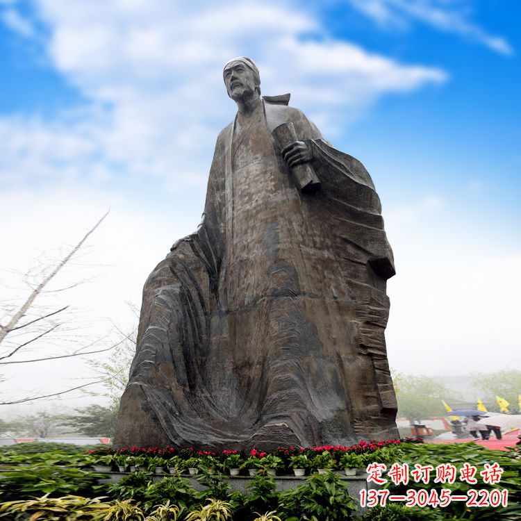 安阳杜甫抽象雕塑-大型景区景点历史名人雕像
