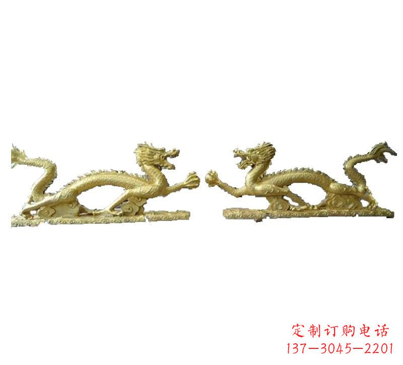 安阳二龙戏珠铸铜雕塑