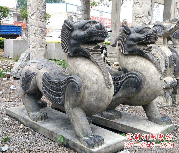 安阳仿古貔貅门口招财石雕