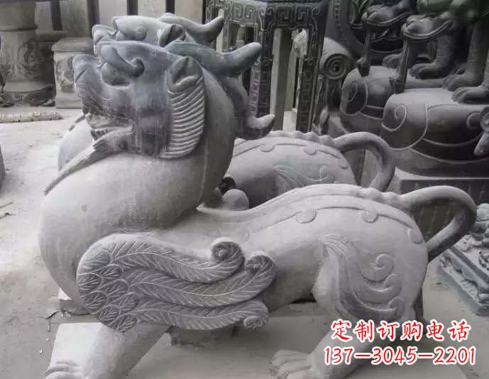 安阳仿古貔貅石雕 (2)