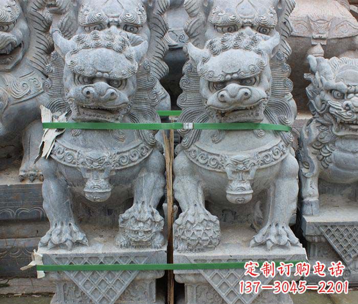 安阳仿古瑞兽狮子石雕