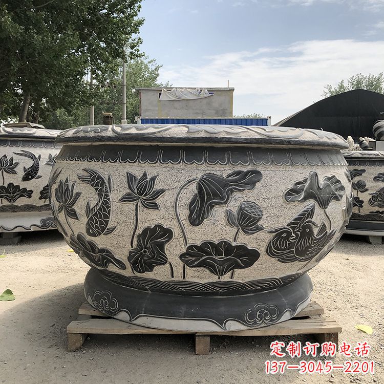 安阳仿古鱼缸花盆摆件