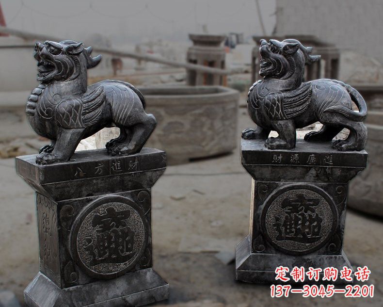安阳仿古招财进宝貔貅石雕