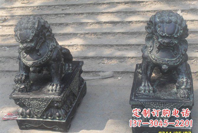 安阳仿古铸铜狮子雕塑