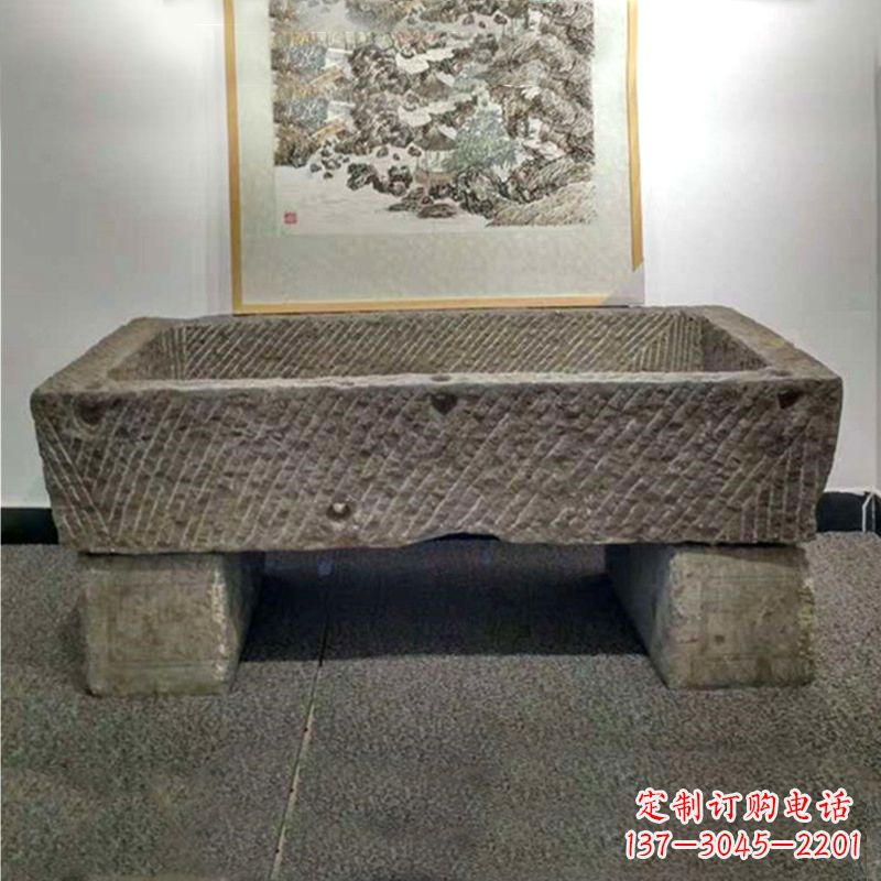 安阳仿古做旧石雕石槽