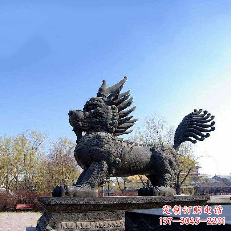 安阳仿古做旧铜麒麟