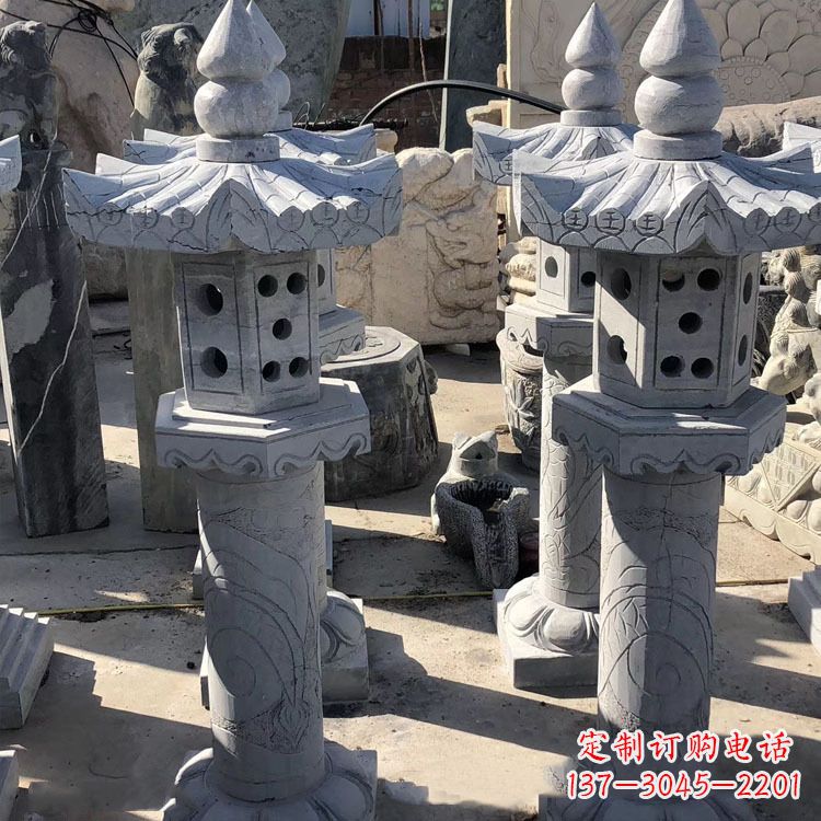安阳仿古做旧中式青石灯笼