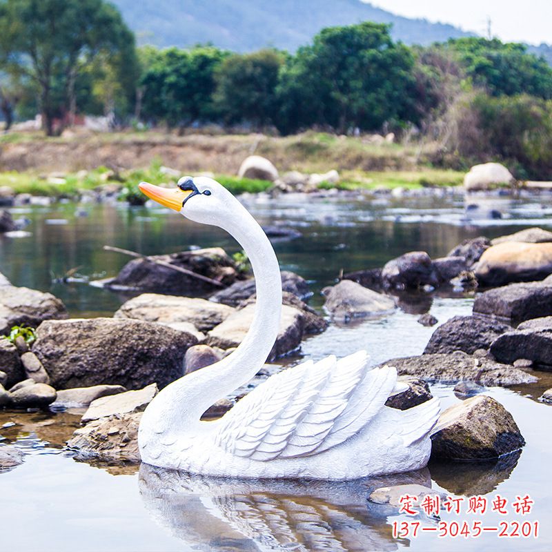 安阳仿真白天鹅仰脖款