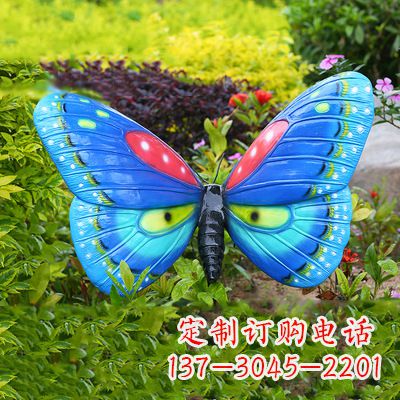 安阳仿真蝴蝶_蓝色款35x65x42