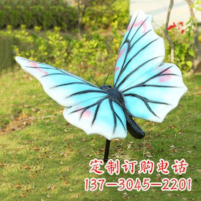 安阳仿真蝴蝶_浅蓝白色款80x76x40