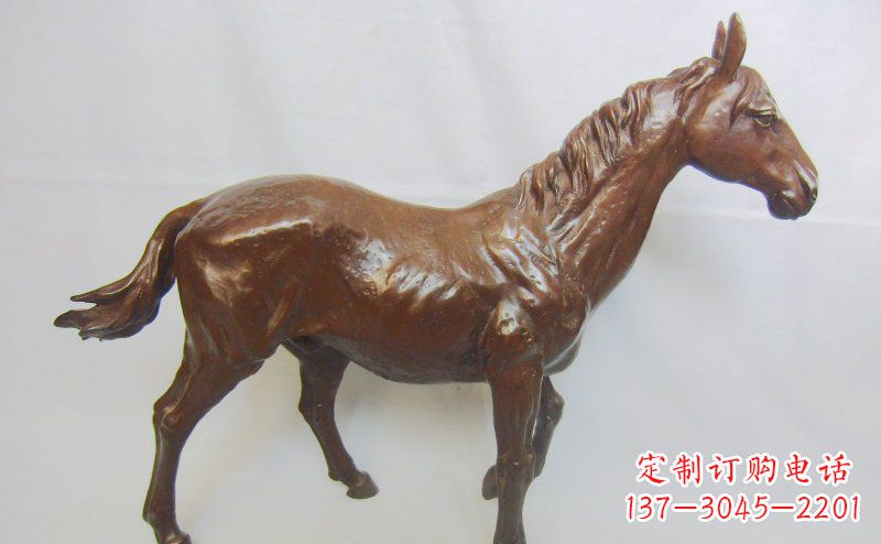 安阳仿真马铸铜动物雕塑