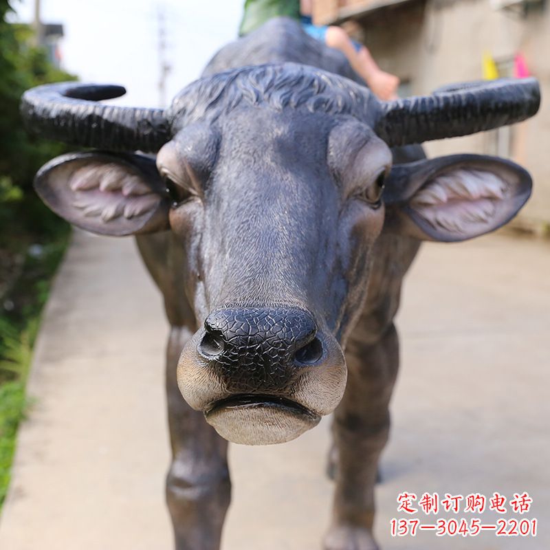 安阳仿真水牛雕塑 (4)