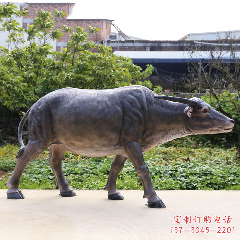 安阳仿真水牛雕塑 (3)