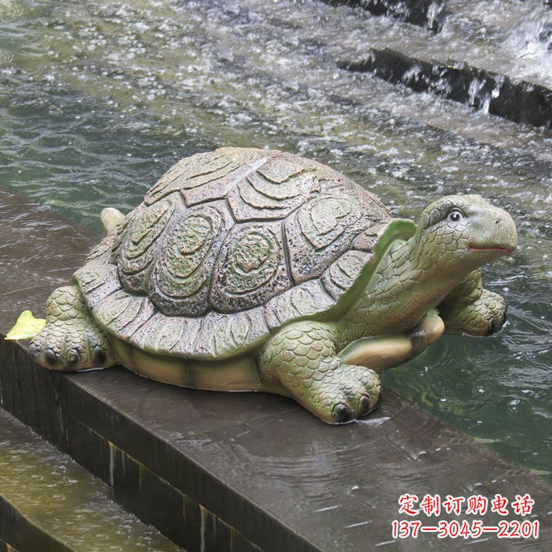 安阳仿真乌龟-园林水景动物雕塑摆件