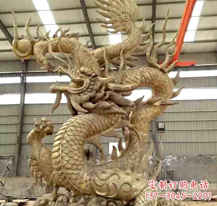 安阳飞龙铜雕塑