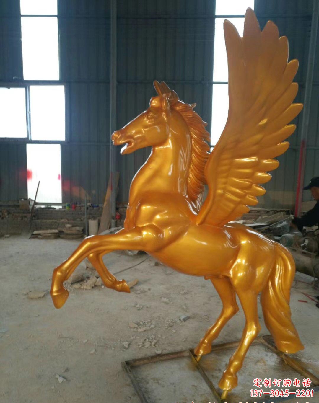 安阳飞马铜雕2221