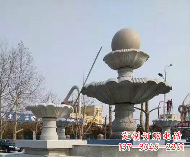 安阳风水球大型喷泉石雕