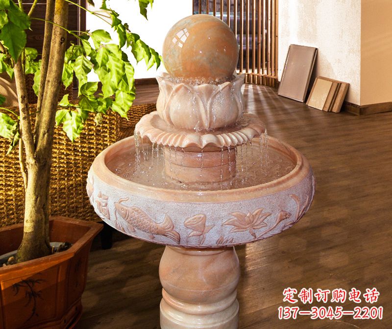 安阳风水球石雕图片