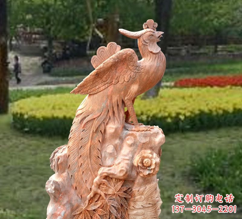 安阳凤凰神鸟公园景观雕塑雕塑摆件