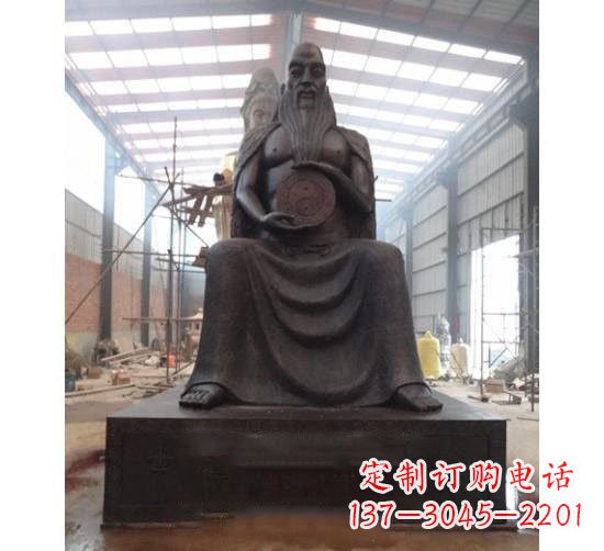 安阳伏羲铜雕