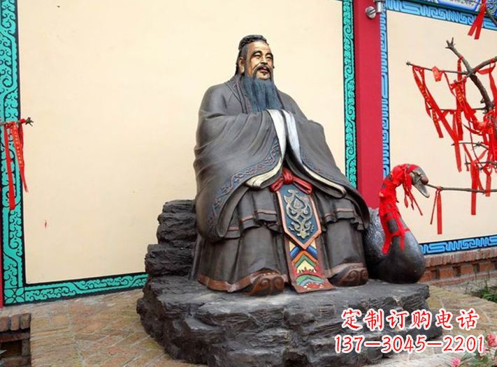 安阳浮雕孔子行教