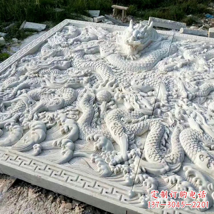 安阳高浮雕龙纹建筑浮雕
