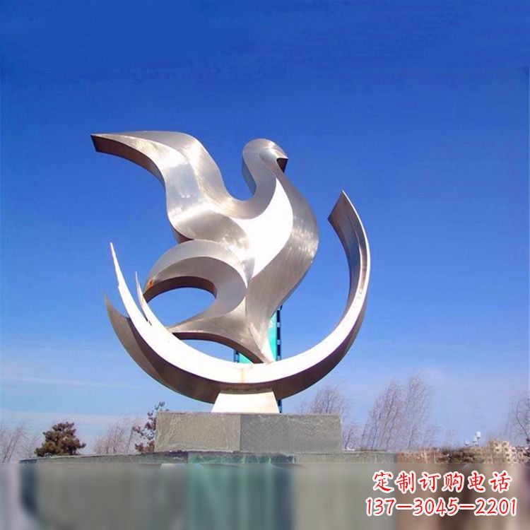 安阳鸽子的雕像