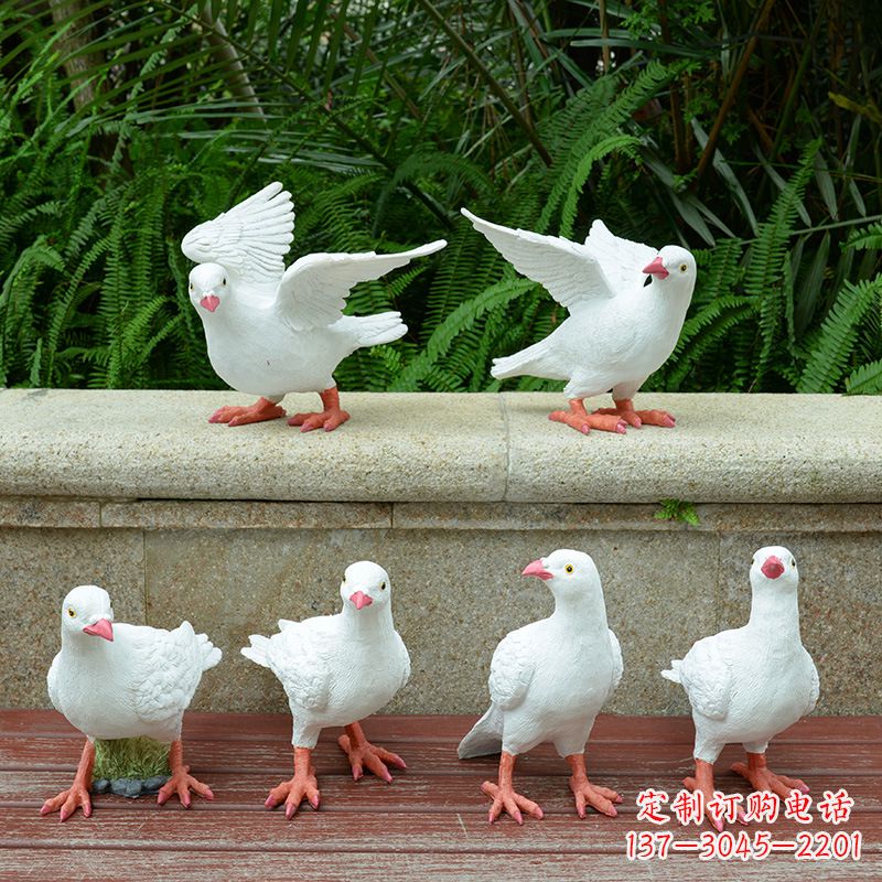 安阳鸽子叼人雕塑