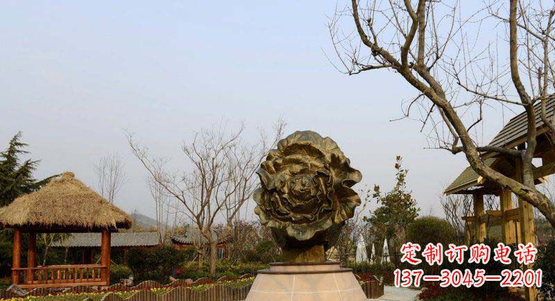 安阳公园大白菜景观铜雕