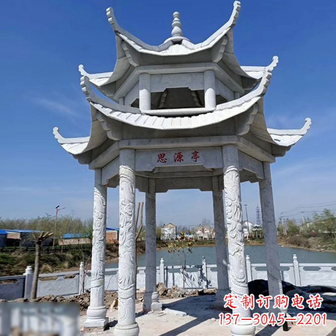 安阳公园大理石凉亭
