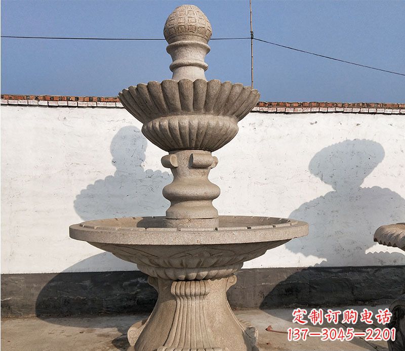 安阳公园大理石喷泉景观石雕