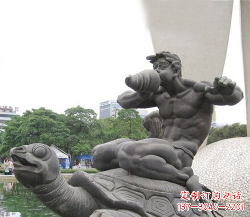 安阳公园动物海龟雕塑