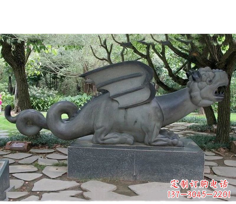 安阳公园动物恐龙石雕